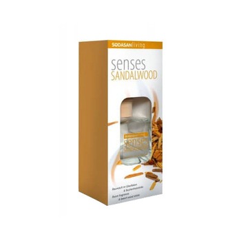 Odorizant De Camera Bio SENSES Lemn de Santal 200 ml Sodasan Odorizant De Camera Bio SENSES Lemn de Santal 200 ml Sodasan