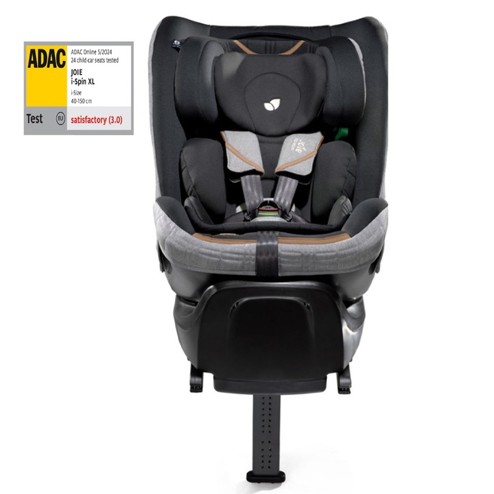 Въртящо се столче за кола Joie i-Spin XL Signature Carbon , 40-150 см, Сертифицирано R129