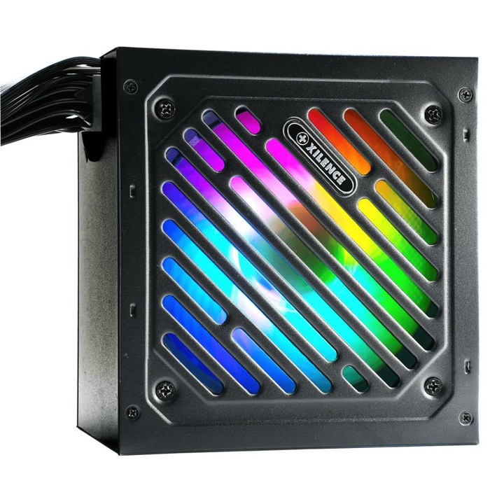 Xilence Gaming Series ARGB PC tápegység, 750 W, 80+ Gold, RGB, 12 cm