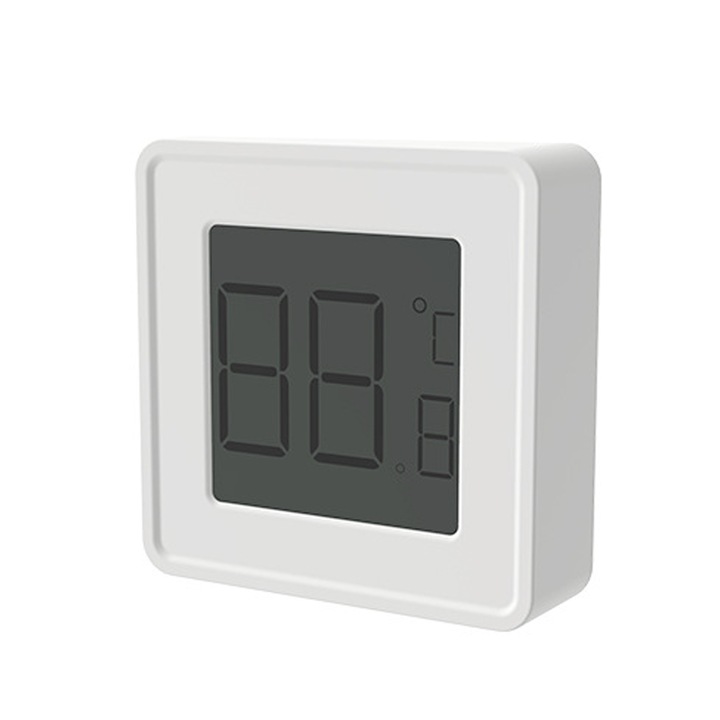 Set 2 termometre higrometre de perete, Negru