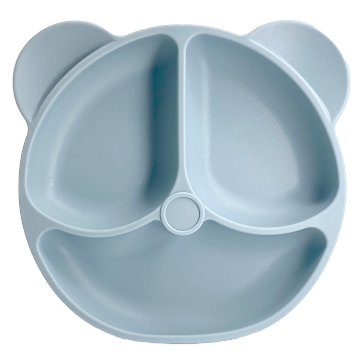 Jormftte szilikon tányér babáknak, állat alakú, újrafelhasználható, könnyen tisztítható