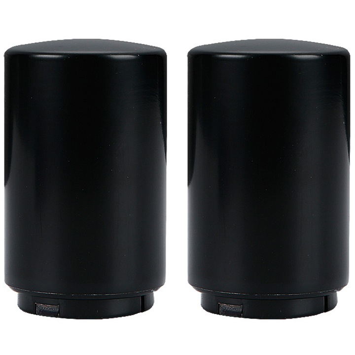 Комплект от 2 автоматични отварачки за бутилки, QttvbTna, елегантен дизайн, неръждаема стомана, черни