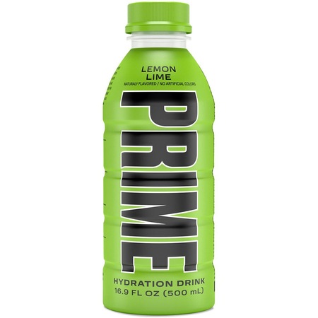 Prime Hydration Drink, Bautura pentru Rehidratare cu Aroma de Lamaie si Lime, 500 ml
