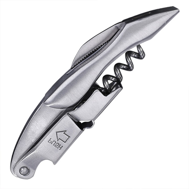 Tirbuson, Inox, 12.2 x 3.3cm, Argintiu