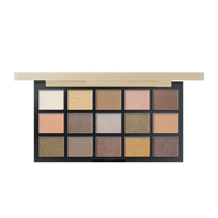 Szemhéjfesték paletta QttvbTna, matt és fényes, vízálló, meztelen