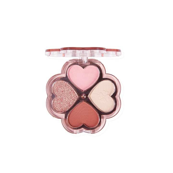 Smink 4 színű, pigmentált, természetes hatású szemhéjfesték palettával