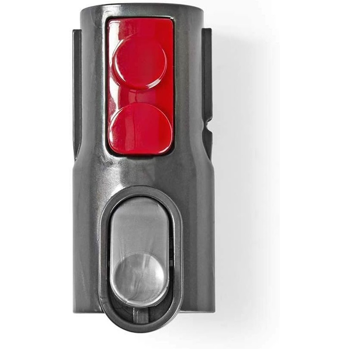 Conector adaptor aspirator, compatibil cu Dyson V7/V8/V10/SV10/SV11, gri/rosu