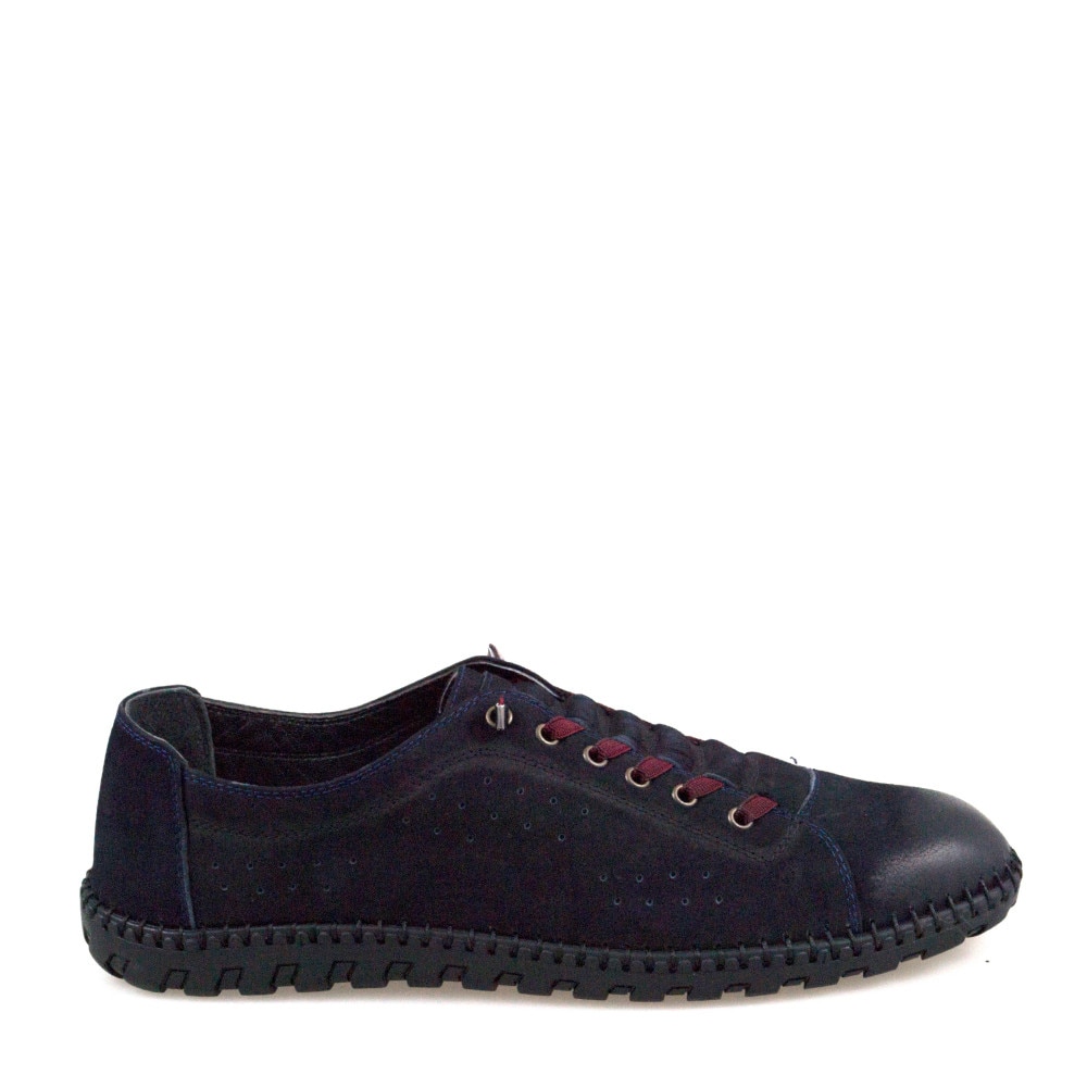 Pantofi barbati casual Pepita, Albastru inchis,indigo