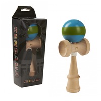 Joc de indemanare Momki Kendama, albastru si verde