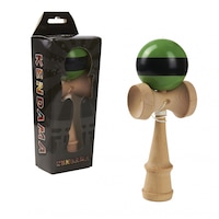 Joc de indemanare Momki Kendama, verde si negru