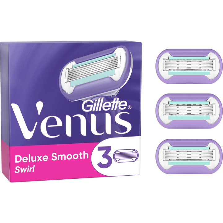 Rezerve aparat de ras pentru femei Gillette Venus Swirl, 2 buc