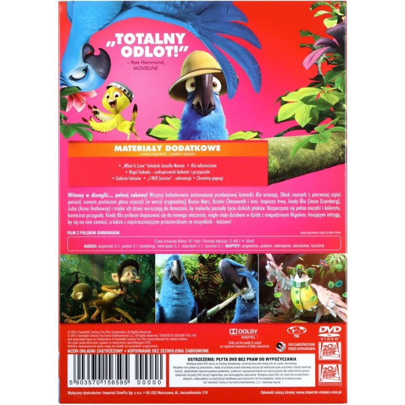 Рио 2 [DVD] - eMAG.bg