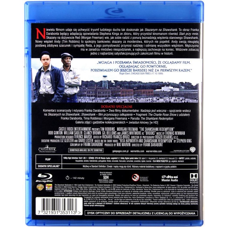 Изкуплението Шоушенк [Blu-Ray] - eMAG.bg