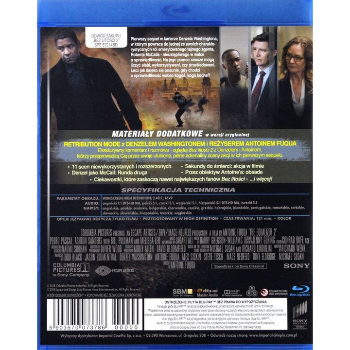 The Equalizer 2 [Blu-Ray]