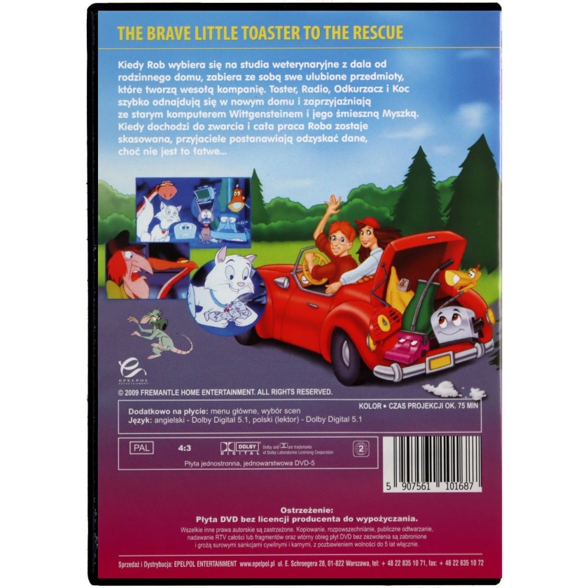 The Brave Little Toaster to the Rescue [DVD]