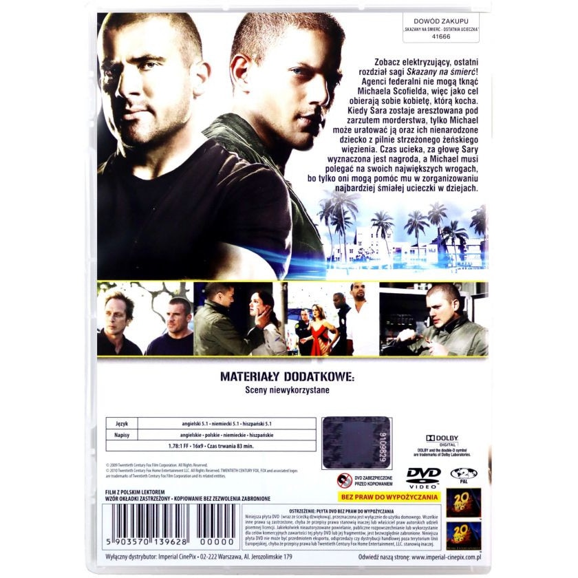 Prison Break: The Final Break [DVD] - eMAG.bg