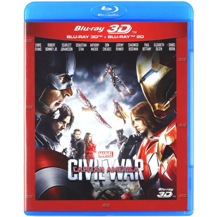 Първият отмъстител: Войната на героите [Blu-Ray 3D]+[Blu-Ray]