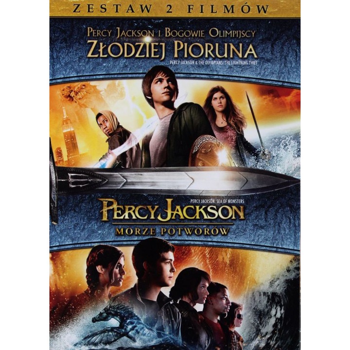 Percy Jackson: Morze Potworów / Percy Jackson i Bogowie Olimpijscy [2DVD]