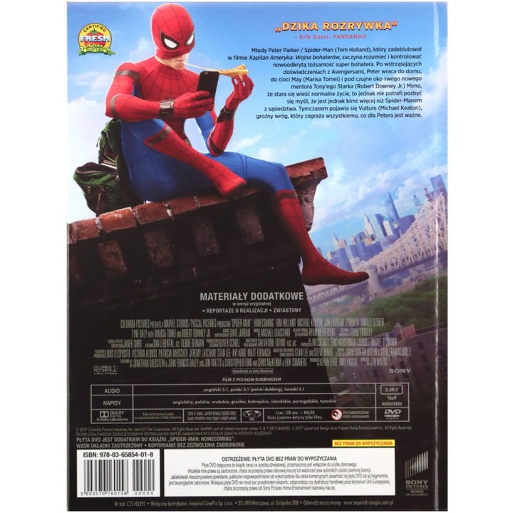 Спайдър-мен: Завръщане у дома [DVD]