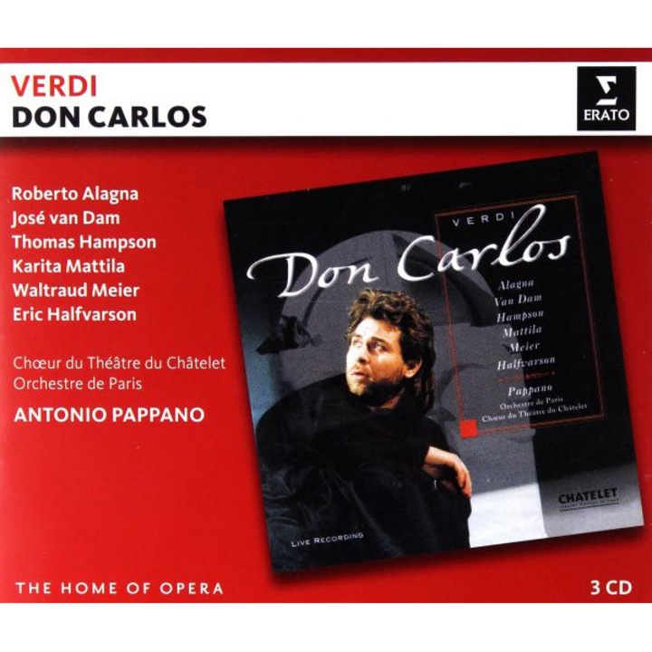 Pappano & Alagna & Van Dam & Hampson & Mattila & Meier: Verdi: Don Carlos [3CD]