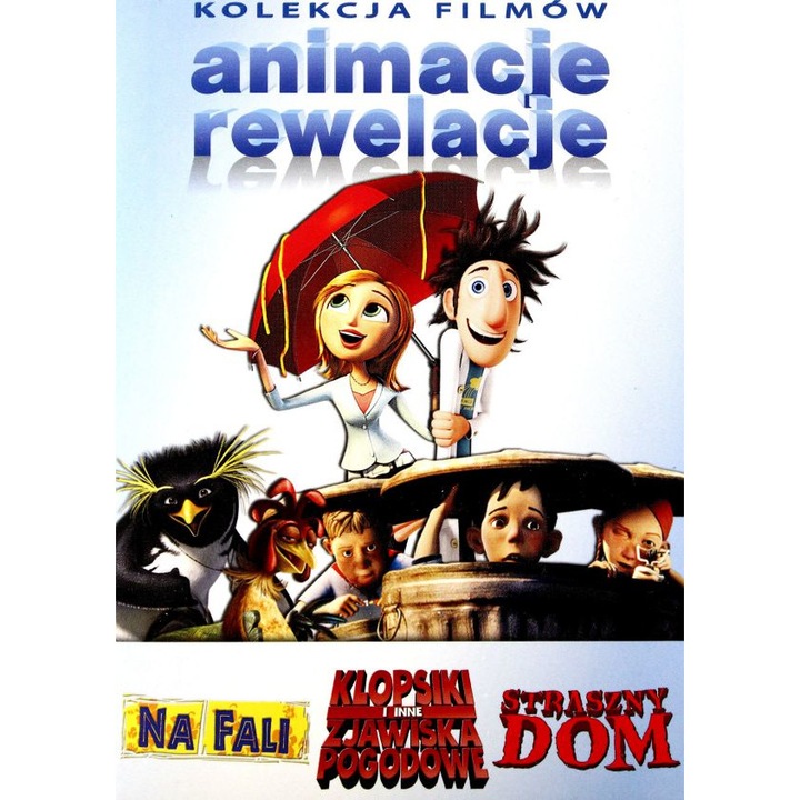 Klopsiki i inne zjawiska pogodowe / Na fali (2007) / Straszny dom BOX [3DVD]
