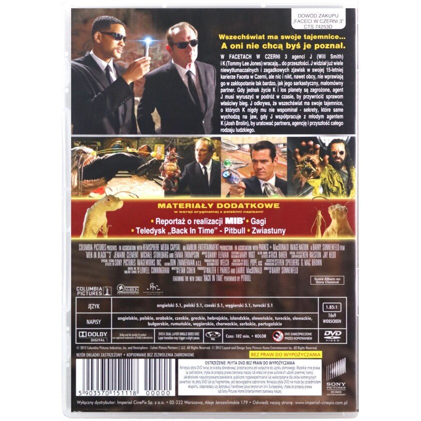 Men in Black 3 [DVD] - eMAG.ro