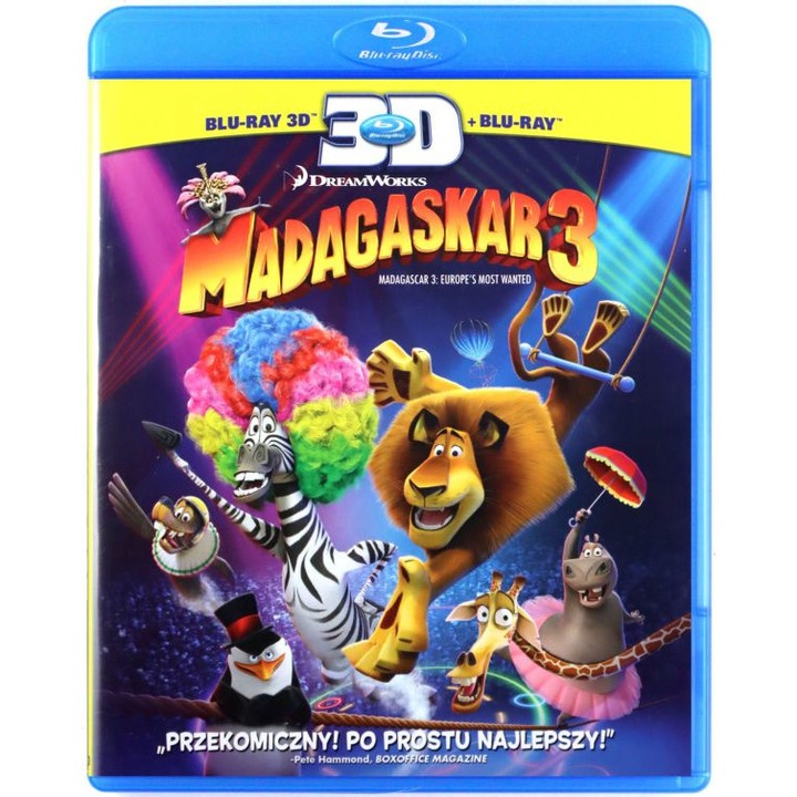 Мадагаскар 3 [Blu-Ray 3D]+[Blu-Ray]
