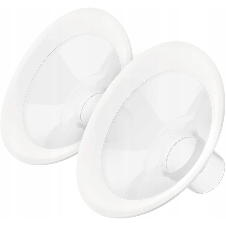 Medela 2db mellvédő készlet elektromos pumpához, PersonalFit Flex, polipropilén, 24 mm, átlátszó/fehér