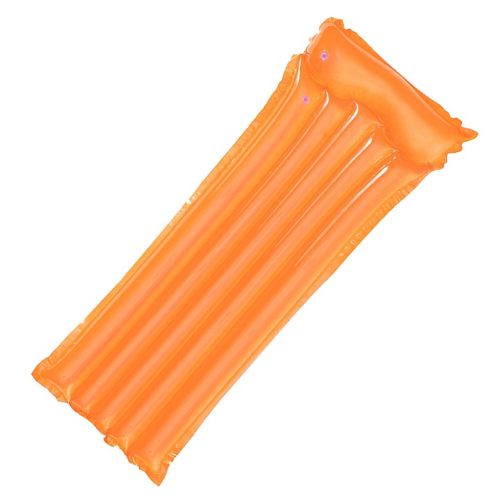 Saltea de plaja, Bestway, PVC, 183x76 cm, 14 ani+, Portocaliu