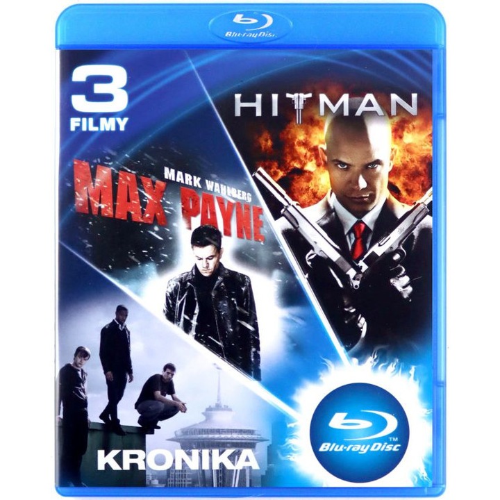 Kronika / Max Payne / Hitman [BOX] [3Blu-Ray]
