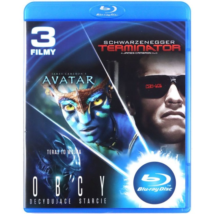 Obcy 2 / Avatar / Terminator [BOX] [3Blu-Ray]