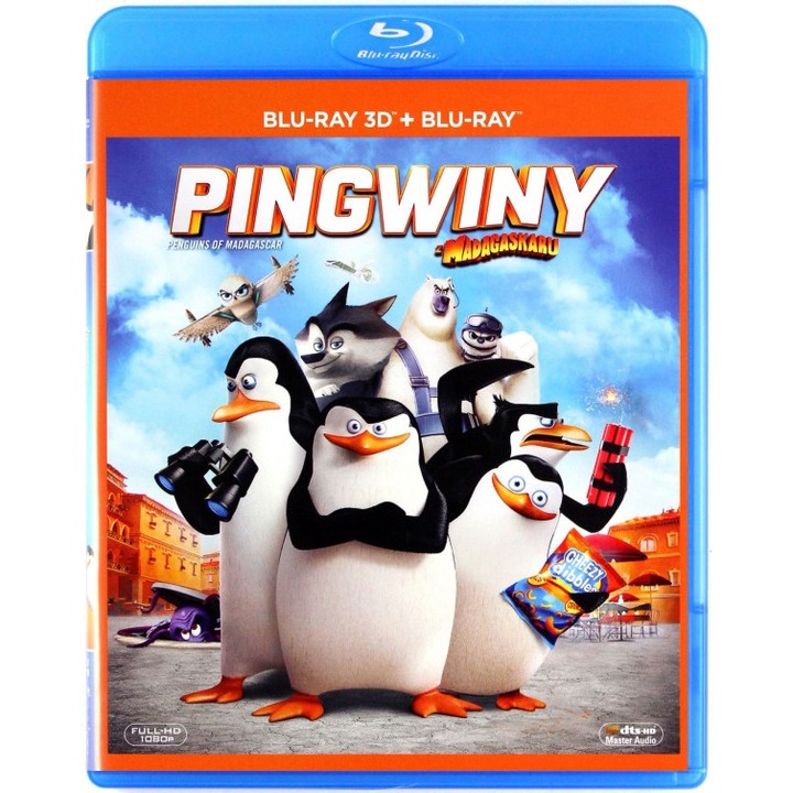 Pinguinii din Madagascar: Filmul [Blu-Ray 3D]+[Blu-Ray]