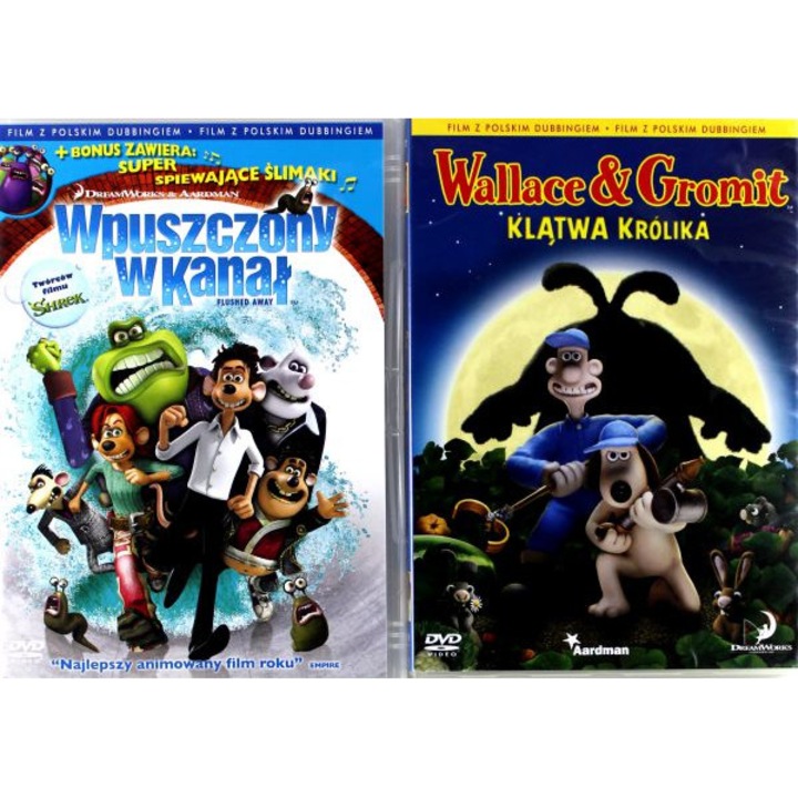 Wpuszczony W Kanał / Wallace i Grommit [2DVD]
