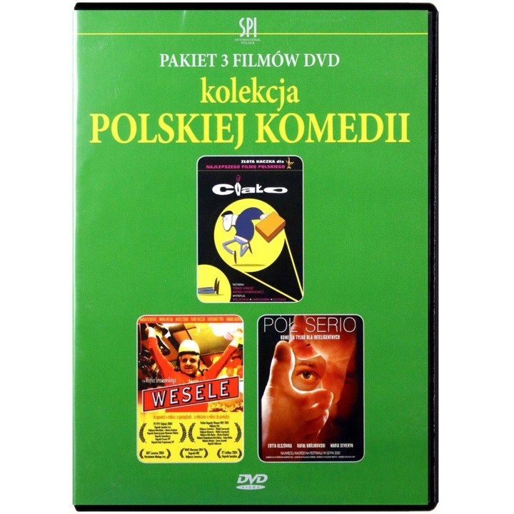 Kolekcja polskiej komedi: Wesele / Ciało / Pół serio [BOX] [3DVD]