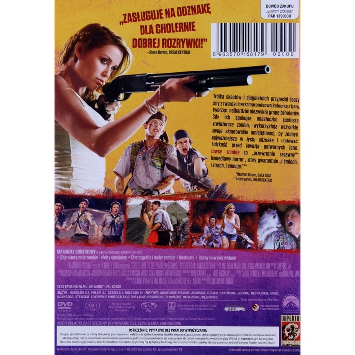 Cserkészkézikönyv zombiapokalipszis esetére [DVD]