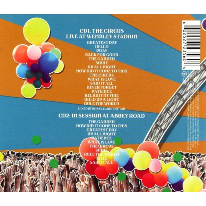 Take That: The Greatest Day - The Circus Live [2CD]
