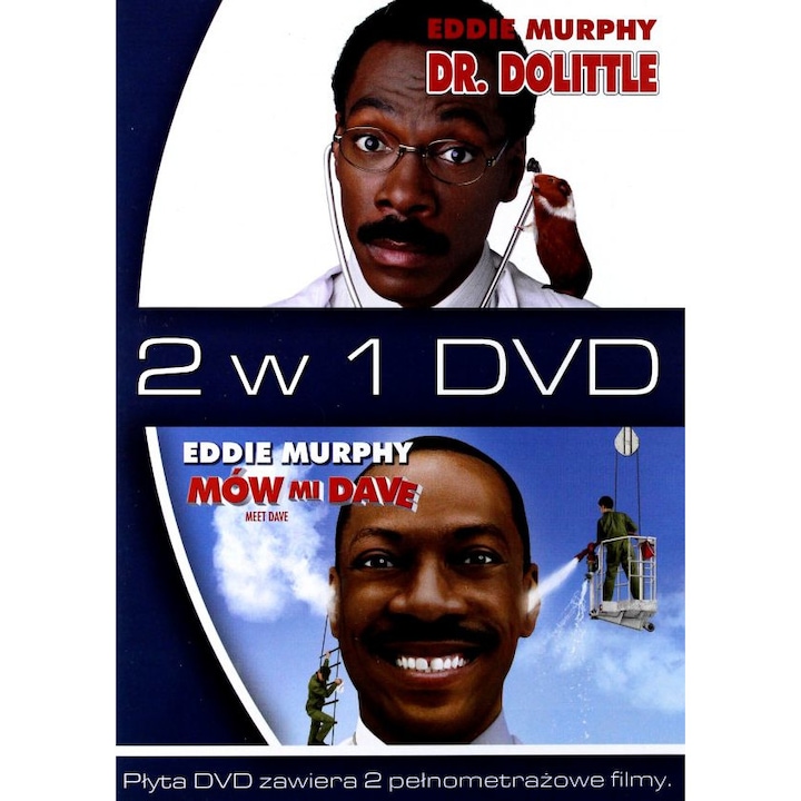 Dr Dolittle / Mów mi Dave (2 w 1) [DVD]