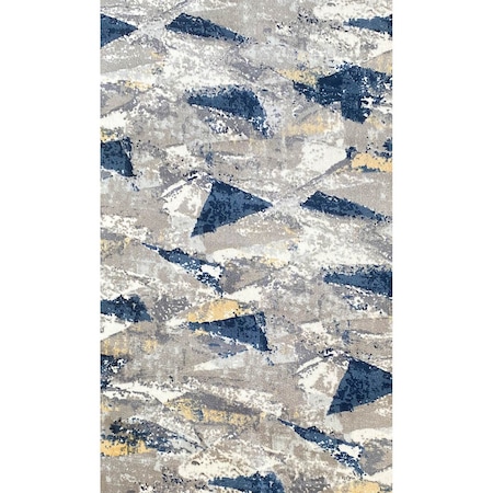 Covor Antiderapant Multi Mirror, Poliester, Multicolor, 80 x 300 cm