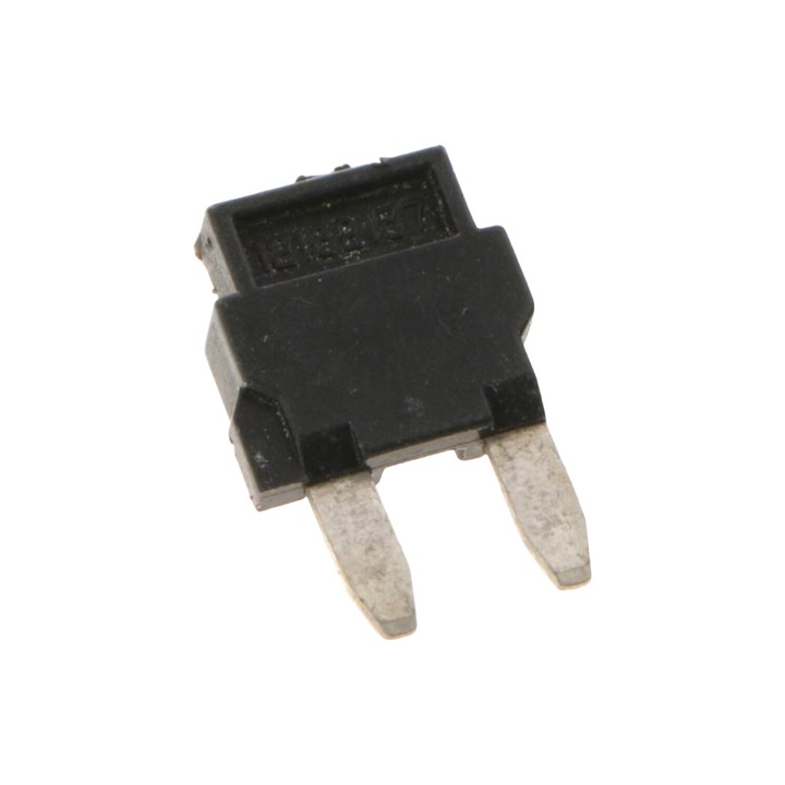 Autó biztosíték, Dióda modell, az áram irányának jelzésére, fekete szín, autókban, mezőgazdasági gépekben, motorkerékpárokban