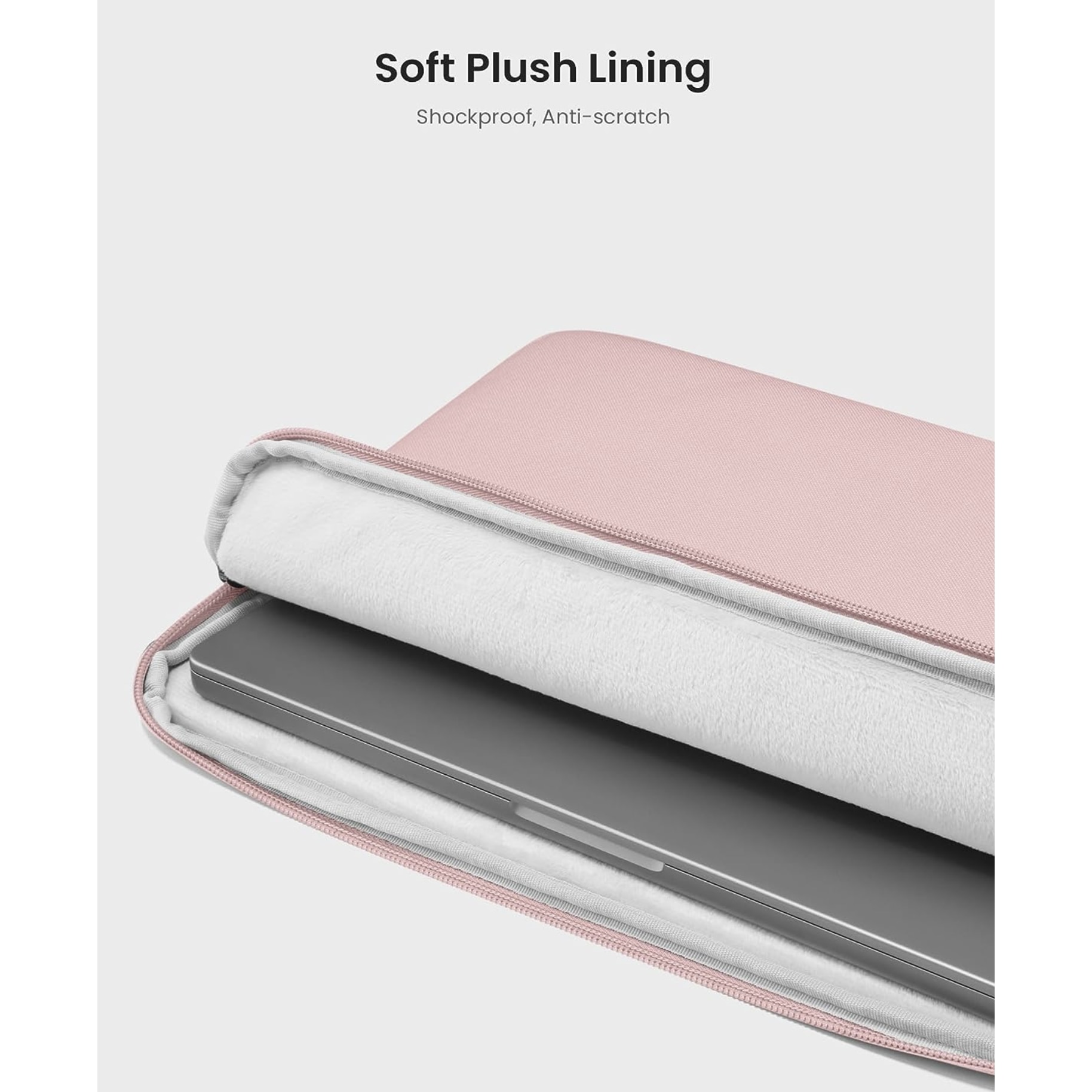 Husa, A18, pentru laptop de 14 inchi, TomToc, roz