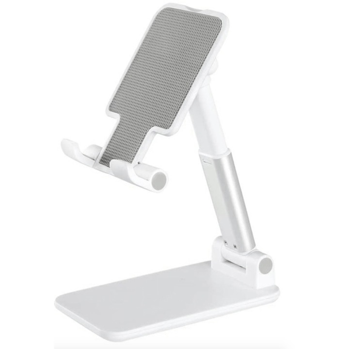 Töltő dokkoló kihúzható karral telefonhoz vagy tablethez, univerzális összecsukható állvány