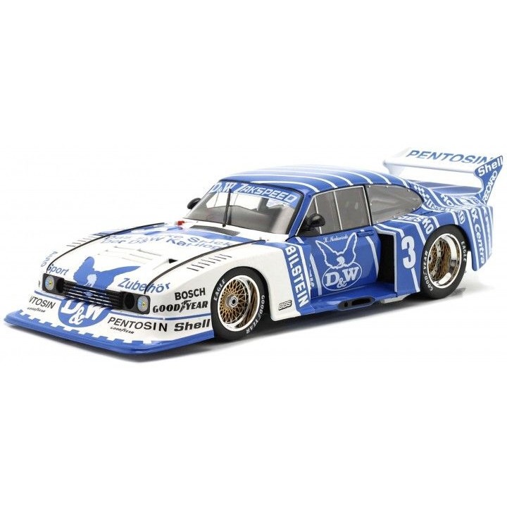 Ford Capri Turbo Gruppe 5 fehér/kék #3 modell - 1/18 Werk83