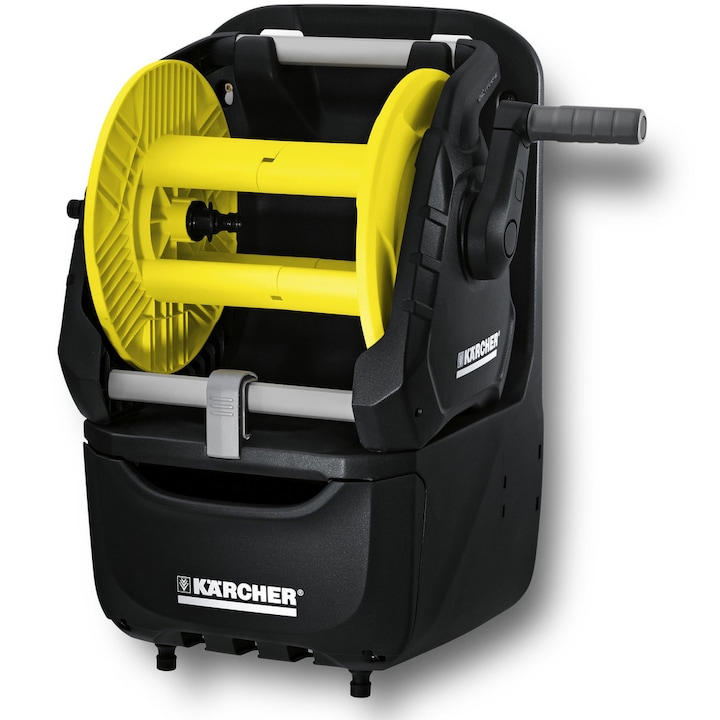 Макара за маркуч Karcher HR 7.300, Капацитет 20 м маркуч 1/2, Сваляем барабан, Стенен монтаж, Кутия за съхранение