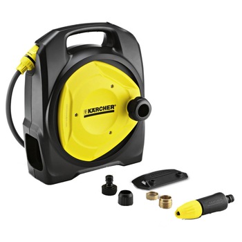 Furtun cu tambur Karcher CR 3.110, 12 m, compact, accesorii incluse Furtun cu tambur Karcher CR 3.110, 12 m, compact, accesorii incluse