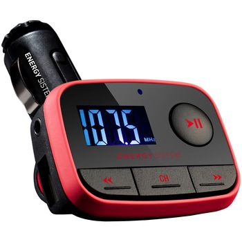 Modulator FM Energy Sistem F2, ecran LCD, slot SDHC, USB, Rosu Modulator FM Energy Sistem F2, ecran LCD, slot SDHC, USB, Rosu