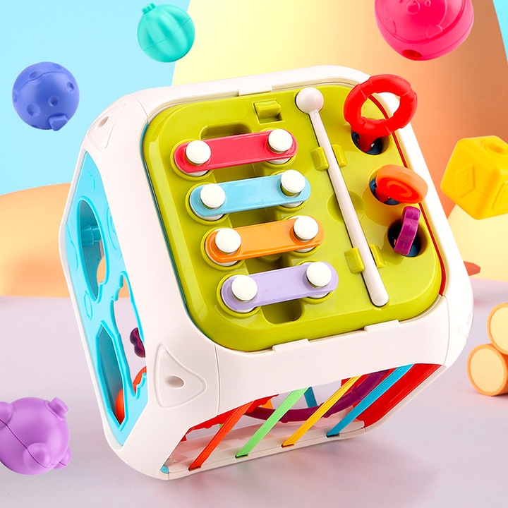 7 в 1 интерактивна играчка, За бебета, Деца 1/2/3 години