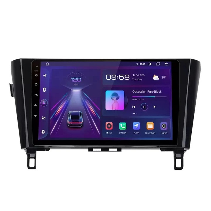Navigatie dedicata ®️NavStore Nissan Qashqai J11, X Trail T32, Android, 10Inch, 2Gb Ram, 32Gb Stocare, Bluetooth, WiFi, Waze