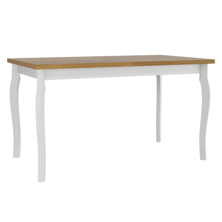 Masa extensibila Diesel 80 x 140/180 V, MIRJAN 24, stejar grandson / alb