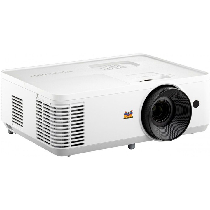 Видео проектор ViewSonic PA700S, 800x600 пиксела, 4:3, 4500 lm, DLP, 4000 ч, Без вграден Wi-Fi, Бял