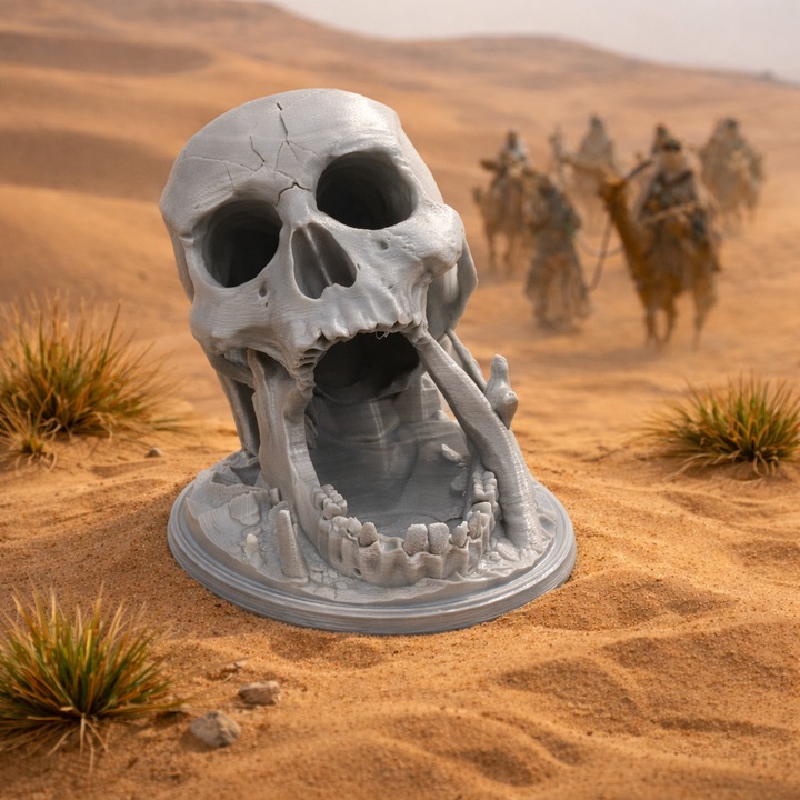 Turn de Zaruri Desert’s Kiss, Dice Tower Fantasy D&D, Compatibil Zaruri Standard si Sharp Edge, Argintiu
